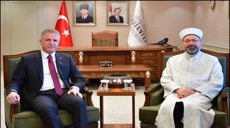 Erbaş&rsquo;tan Vali G&uuml;l&rsquo;e ziyaret