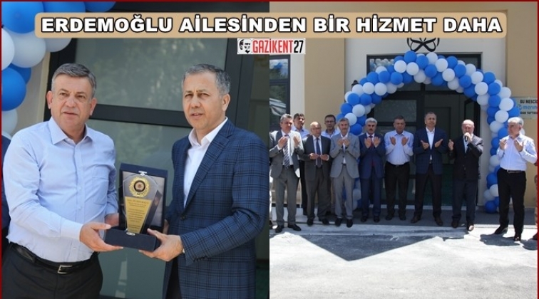 Erdemoğlu Ailesi'nden 200 kişilik mescit