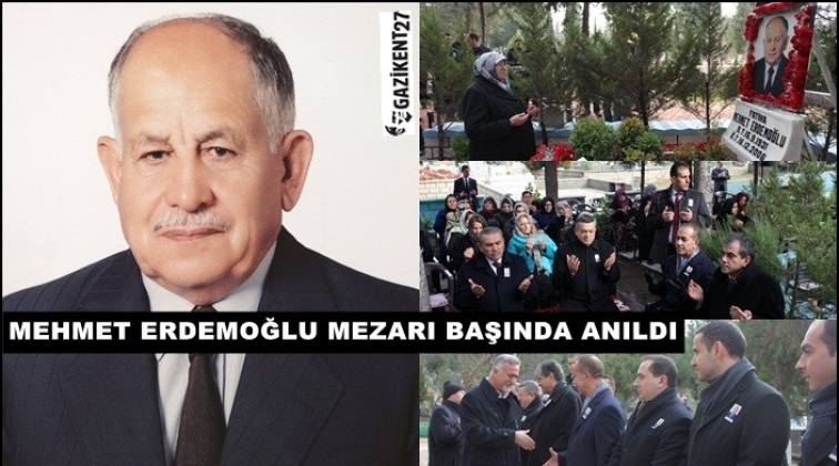Erdemoğlu mezarı başında dualarla anıldı