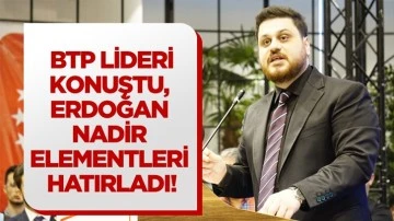 Erdoğan, 1 g&uuml;n sonra BTP liderinin s&ouml;zlerini tekrarladı