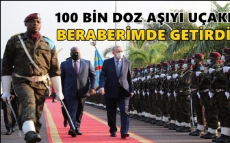 Erdoğan: 100 bin doz aşı getirdim...