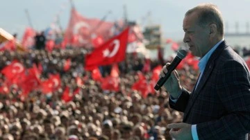Erdoğan, 1987'de a&ccedil;ılan havalimanını 'Biz yaptık' dedi...