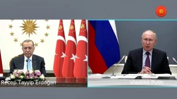 Erdoğan, Akkuyu N&uuml;kleer Santrali'ndeki t&ouml;rene &ccedil;evrimi&ccedil;i katıldı