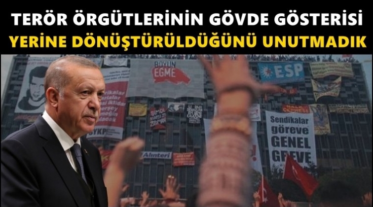 Erdoğan, AKM a&ccedil;ılışında Gezi'yi hatırlattı!