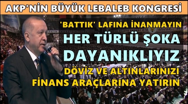 Erdoğan'dan vatandaşa d&ouml;viz ve altın &ccedil;ağrısı