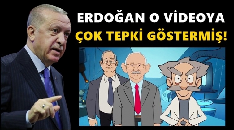 Erdoğan, AKP'nin videosuna tepki g&ouml;stermiş!..