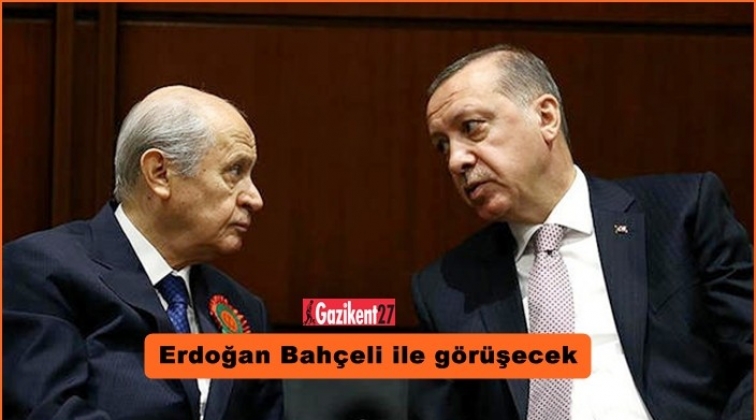 Erdoğan Bah&ccedil;eli ile g&ouml;r&uuml;şecek