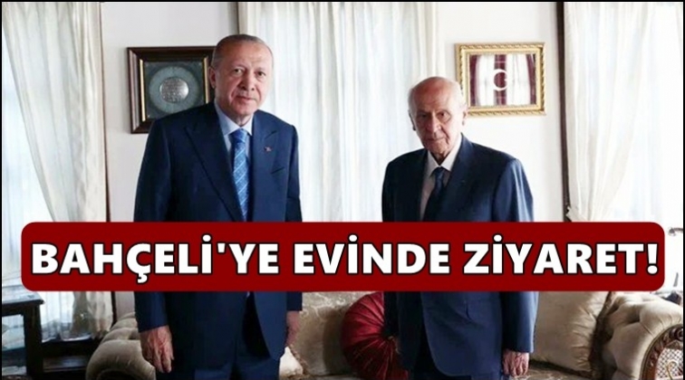 Erdoğan, Bahçeli'yi evinde ziyaret etti...