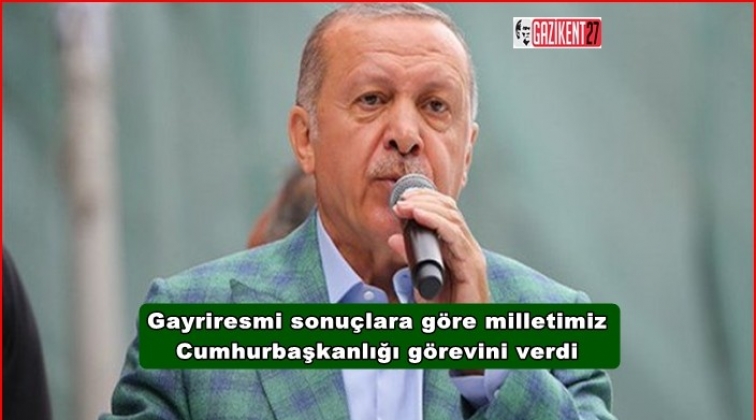 Erdoğan başkanlığını ilan etti