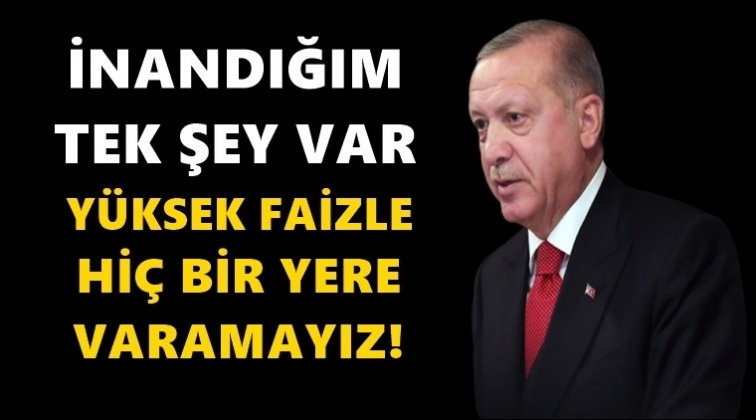 Erdoğan: Borcu bor&ccedil;la değil...