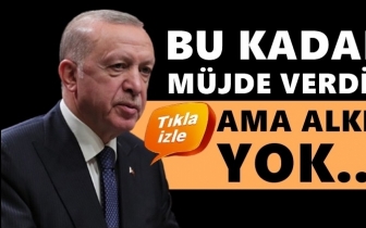 Erdoğan: Bu kadar m&uuml;jde verdik ama alkış yok!