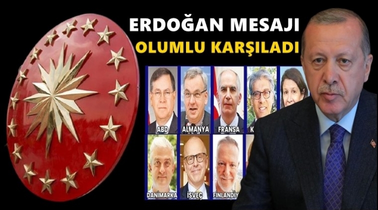 Erdoğan, b&uuml;y&uuml;kel&ccedil;ilerin mesajını olumlu karşılamış!