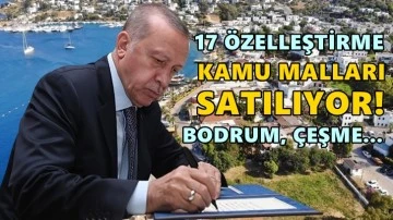 Erdoğan'dan 17 özelleştirme kararı daha...