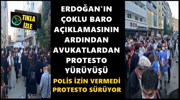 Erdoğan duyurdu, avukatlar yürüyüşe geçti!