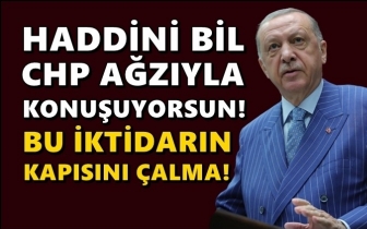 Erdoğan: Ey TÜSİAD'ın başındaki beyfendi!