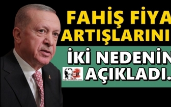 Erdoğan, fahiş fiyat artışının nedenini a&ccedil;ıkladı!