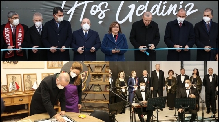 Erdoğan, GASMEK merkezini a&ccedil;tı...