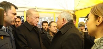 Erdoğan Gaziantep'te çadır kenti ziyaret etti 