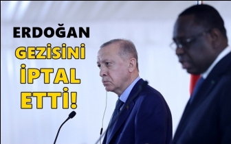 Erdoğan gezisini iptal etti, &uuml;lkeye&nbsp;d&ouml;n&uuml;yor!