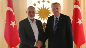 Erdoğan, Hamas Siyasi Büro Başkanı Heniyye ile görüştü