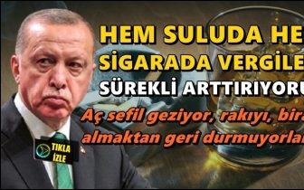Erdoğan: Hem suluda, hem sigarada vergileri devamlı artırıyoruz