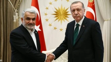 Erdoğan, H&Uuml;DAPAR g&ouml;r&uuml;şmesinde anayasa değişikliği konuşulmuş
