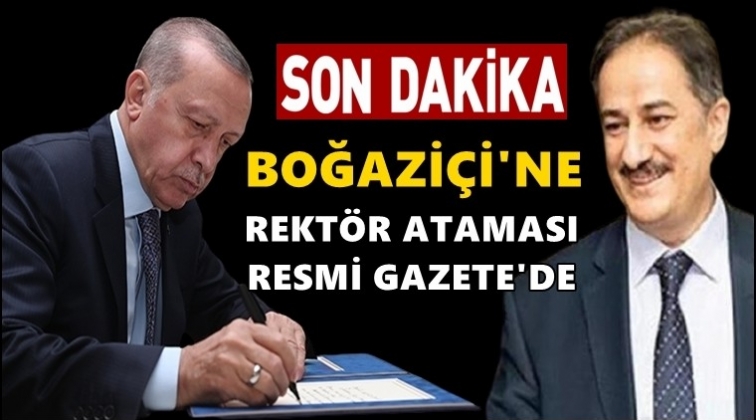 Erdoğan iki &uuml;niversiteye rekt&ouml;r atadı!