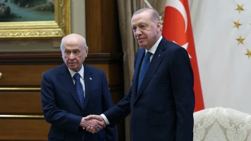 Erdoğan ile Bah&ccedil;eli 3 ay sonra Saray&rsquo;da bir araya geldi