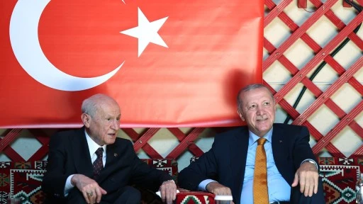 Erdoğan ile Bahçeli, Ahlat'ta Han Çadırı'nda buluştu!