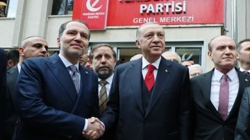Erdoğan ile g&ouml;r&uuml;şen Erbakan altılı masayı hedef aldı!
