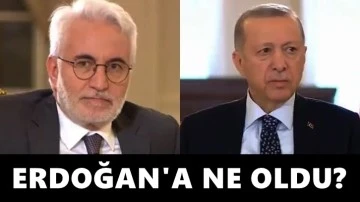 Erdoğan'ın katıldığı canlı yayın yarıda kesildi!