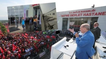 Erdoğan’ın önceki gün açtığı hastaneyi su bastı!