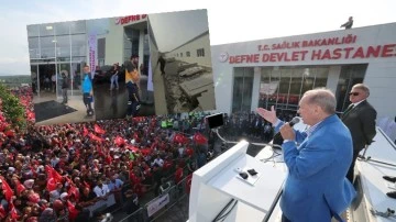 Erdoğan&rsquo;ın &ouml;nceki g&uuml;n a&ccedil;tığı hastaneyi su bastı!