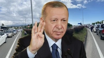 Erdoğan'ın programı yol kapattırdı, vatandaş mahsur kaldı!