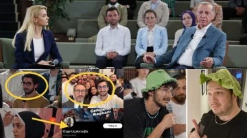 Erdoğan'ın soru-cevap yayınına katılan gen&ccedil;ler AKP'li &ccedil;ıktı!