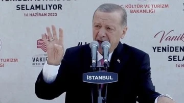 Erdoğan, Kalyon’u övdü İmamoğlu'nu hedef aldı!
