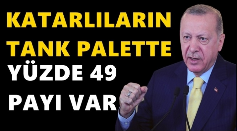 Erdoğan:&nbsp;Katar buranın finansal ortağıdır...