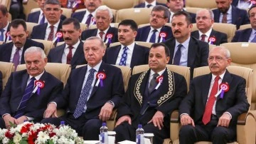 Erdoğan, Kılıçdaroğlu ile tokalaşmadı