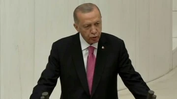 Erdoğan Meclis'te yemin etti...