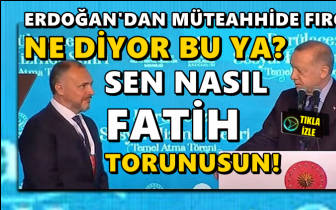 Erdoğan, m&uuml;teahhidi b&ouml;yle fır&ccedil;aladı!
