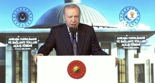 Erdoğan, NATO Zirvesi i&ccedil;in modernize edilen Ankara Havalimanı'nı a&ccedil;tı