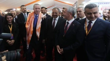 Erdoğan, Şahinbey standını ziyaret etti