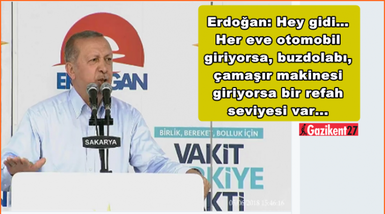 Erdoğan Sakarya'da: Ekonomimiz çok iyi...
