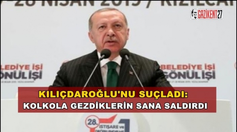 Erdoğan, saldırıda Kılı&ccedil;daroğlu'nu su&ccedil;ladı