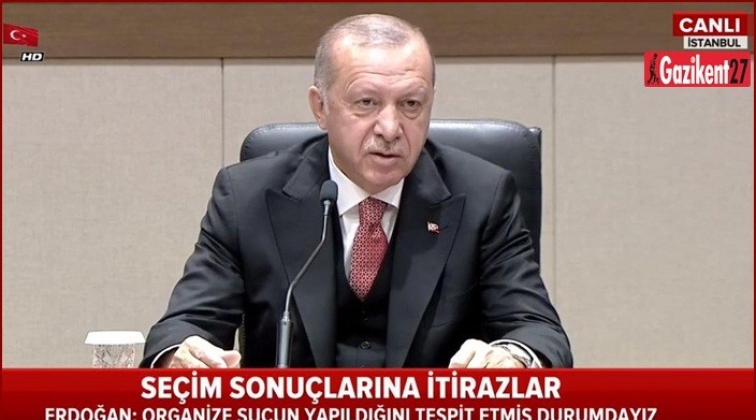 Erdoğan: Se&ccedil;im sonu&ccedil;larının neredeyse hepsi usuls&uuml;z