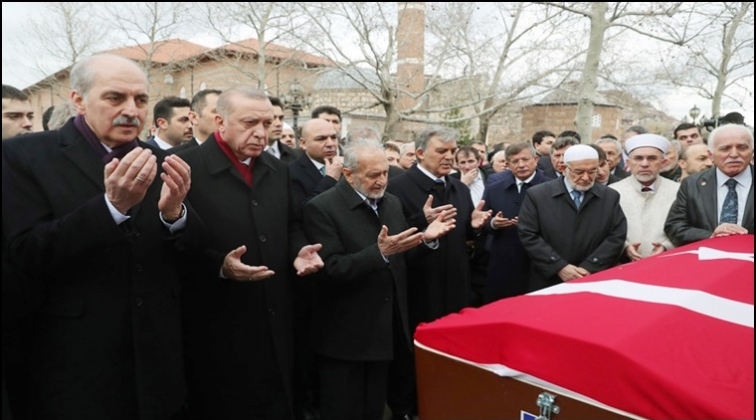 Erdoğan, Şevket Kazan&rsquo;ın cenaze t&ouml;renine katıldı