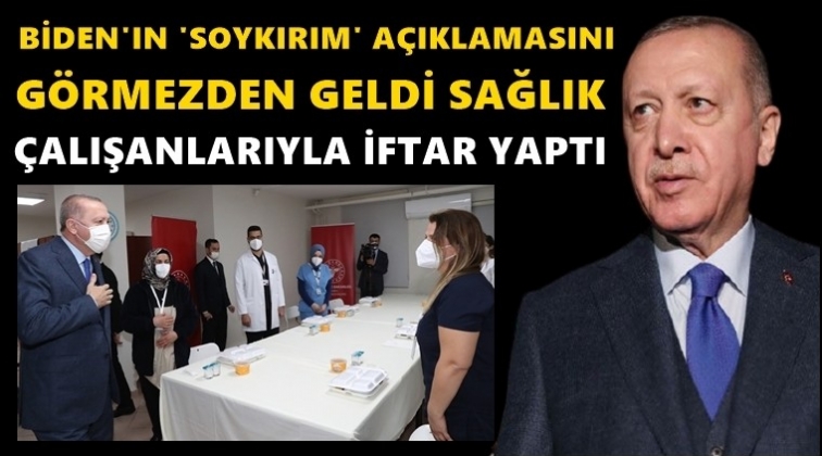Erdoğan, 'soykırım' açıklamasını görmedi!..