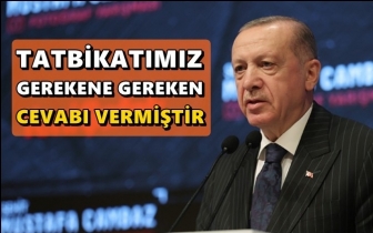 Erdoğan: Tatbikatımız hayırlı bir adım oldu!