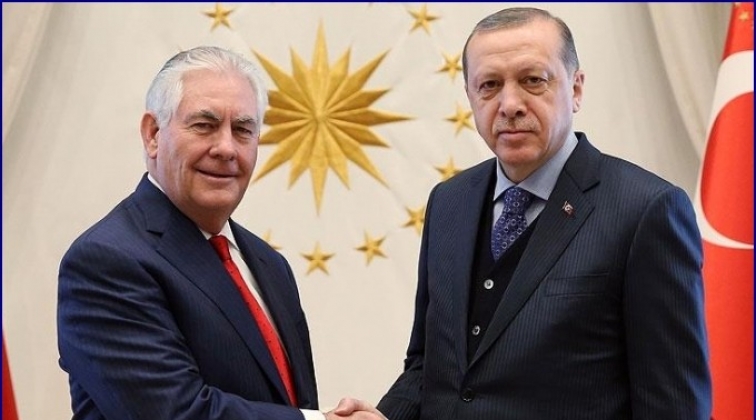 Erdoğan-Tillerson görüşmesi sona erdi