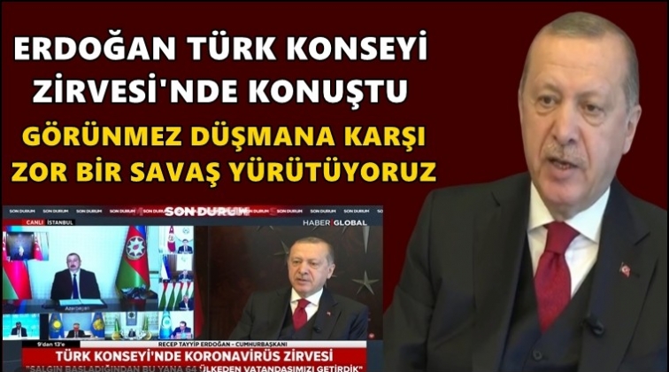 Erdoğan T&uuml;rk Konseyi Zirvesi&rsquo;nde konuştu